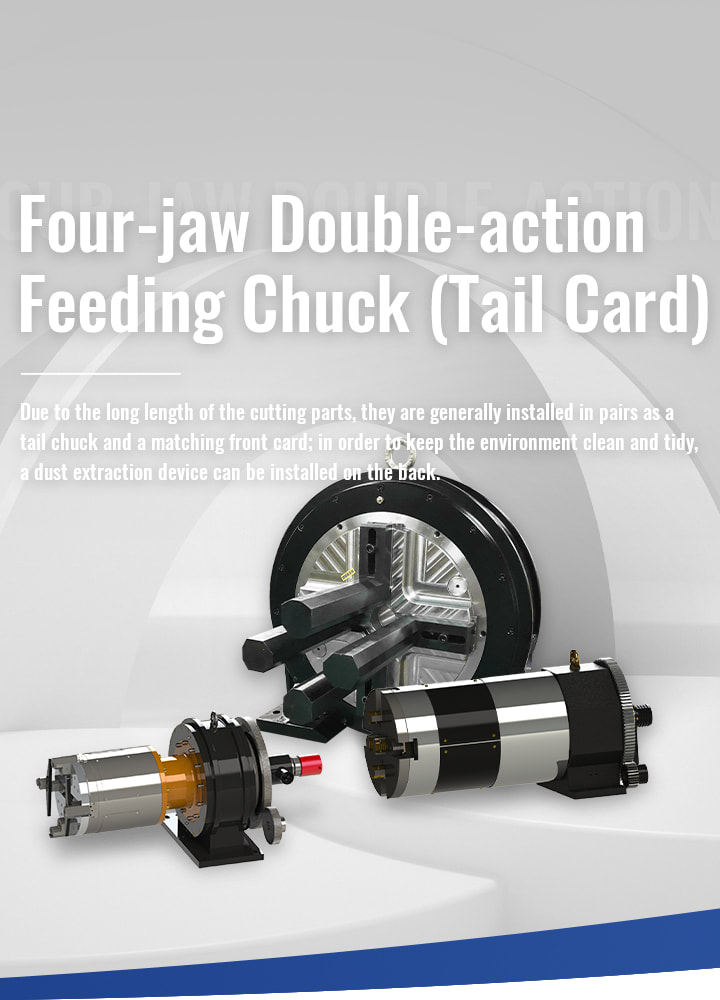 Four-jaw Double-action Feeding Chuck (Tail Card)